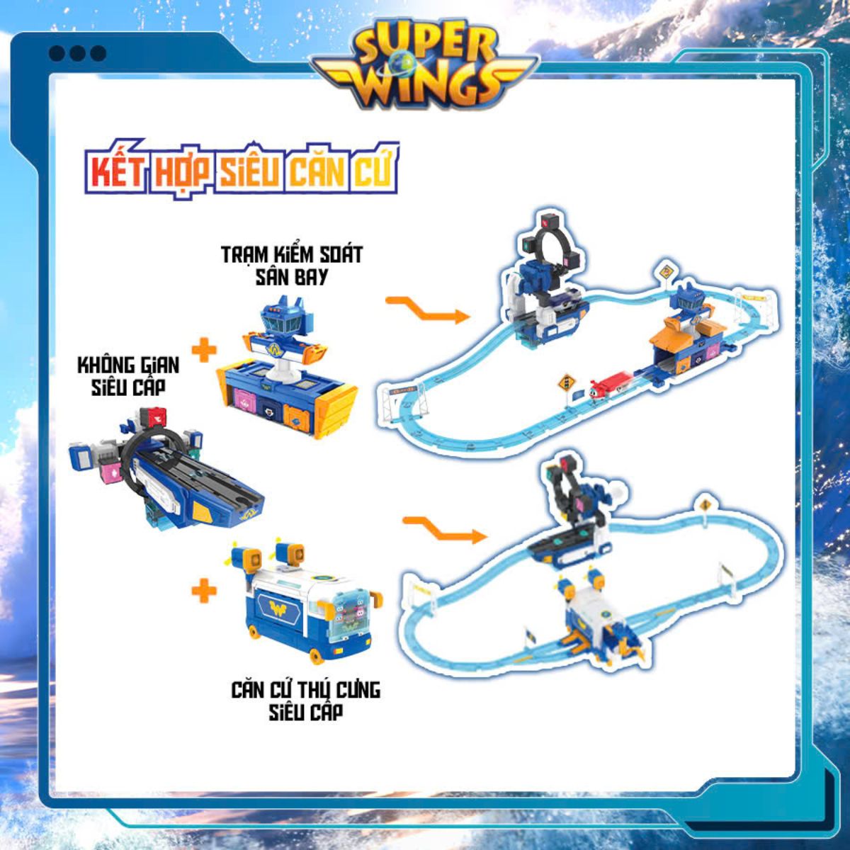 Đồ Chơi Siêu Căn Cứ Superwings Biến Hình Căn Cứ Thú Cưng Siêu Cấp SUPERWINGS EU790863