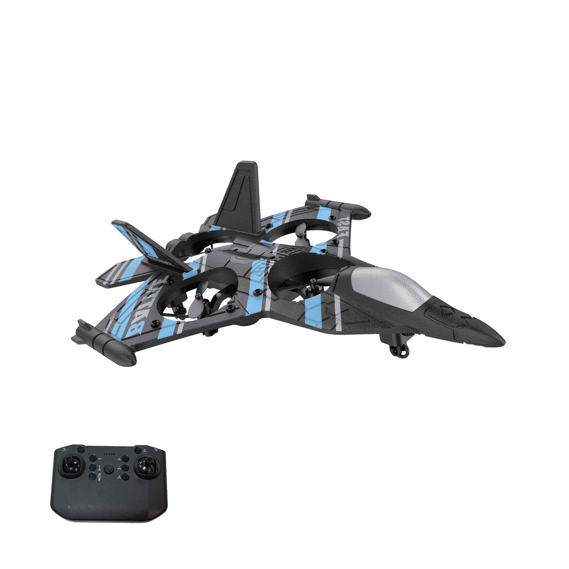 Đồ Chơi Siêu Drone Chiến Cơ Diều Hâu Điều Khiển Từ Xa (Xanh) Vecto Vtx81