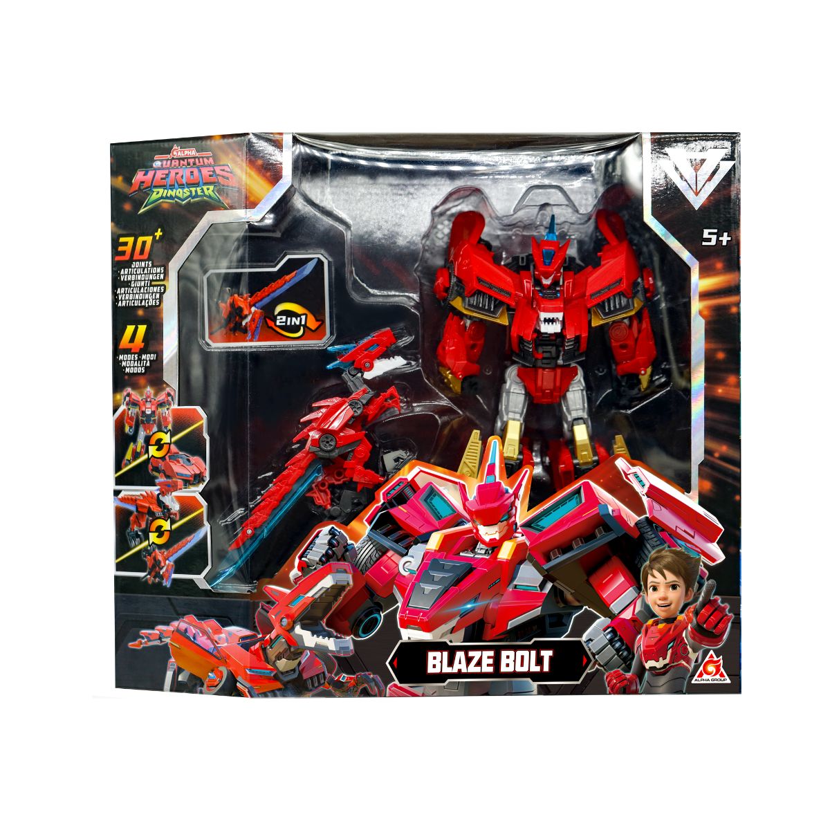 Đồ Chơi Siêu Robot Biến Hình Blaze Bolt Tia Chớp DINOSTER EU583821
