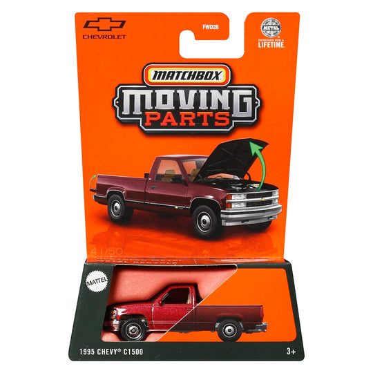 Đồ Chơi Siêu Xe Bán Tải Chevy C1500 1995 MATCHBOX Moving Parts JBW96/FWD28