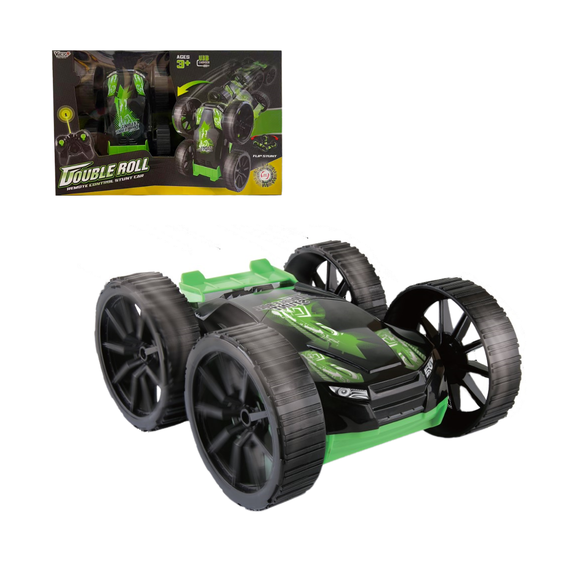 Đồ Chơi Siêu Xe Biểu Diễn 2 Mặt Điều Khiển Từ Xa VECTO VT603