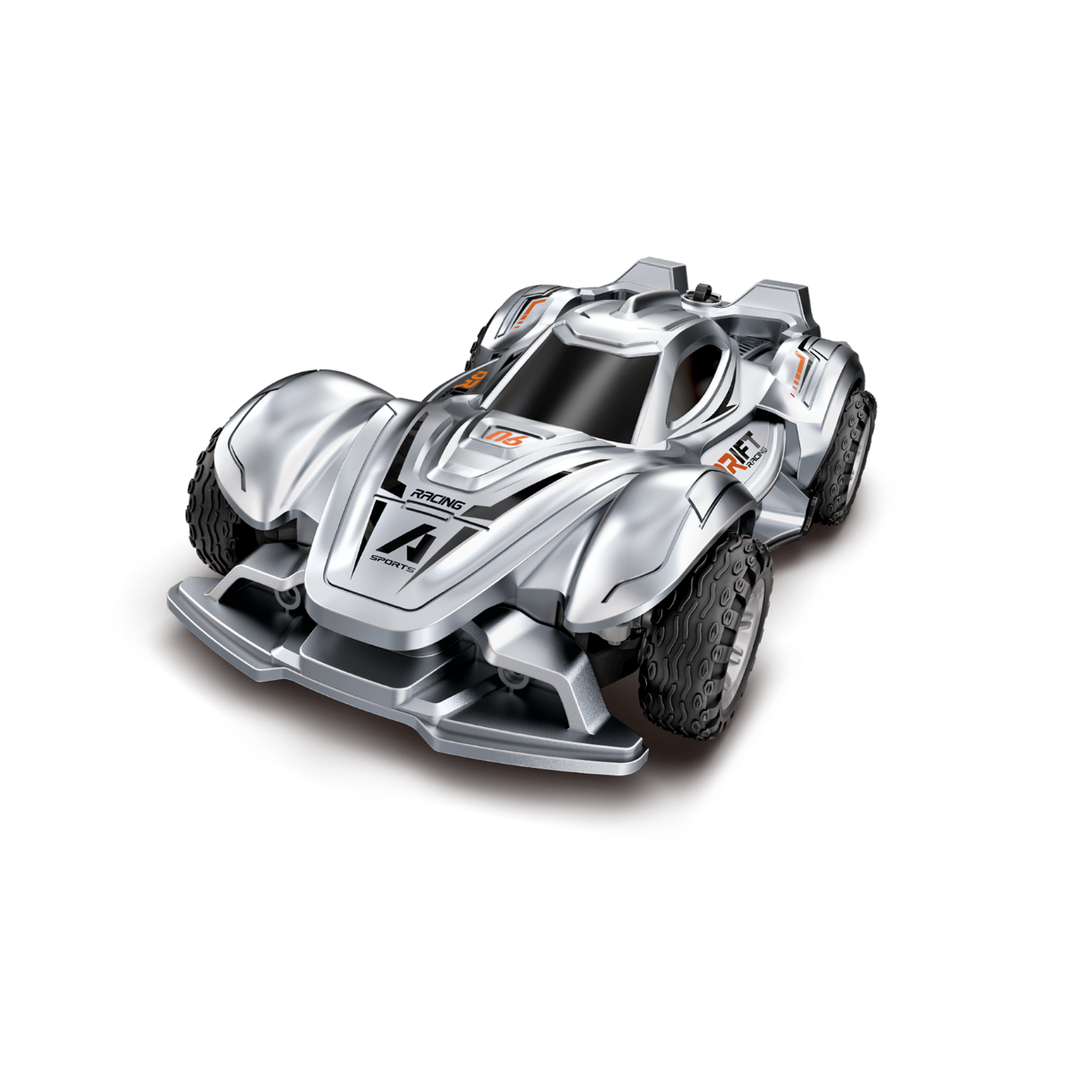 Vortex X45 Stunt Supercar Remote Controlled Toy (Gray) VECTO VT955268-GY