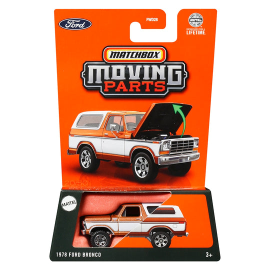 Đồ Chơi Siêu Xe Ford Bronco 1978 MATCHBOX Moving Parts JBW94/FWD28
