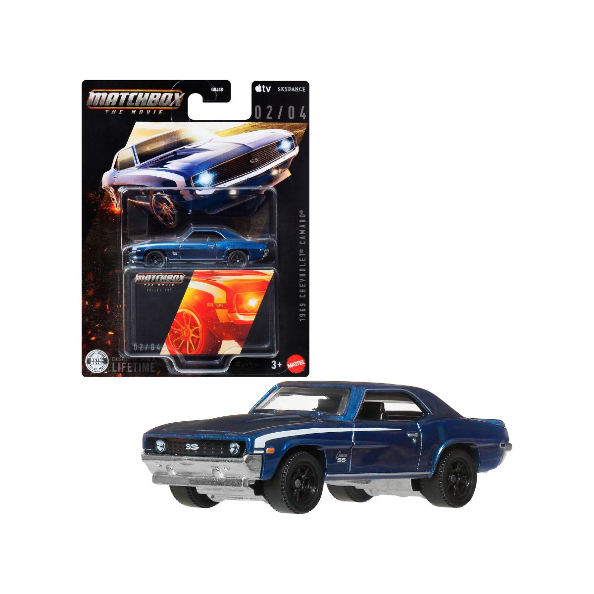 Luxury Supercar Toy 1969 Chevrolet Camaro MATCHBOX JKH52/GBJ48