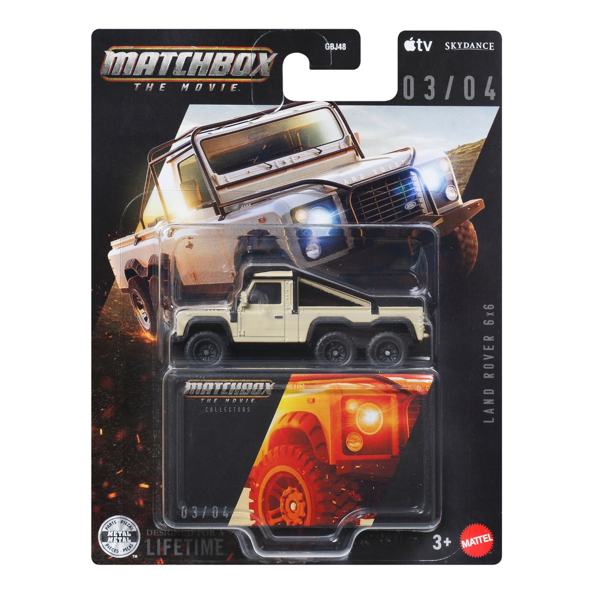 Đồ Chơi Siêu Xe Hạng Sang Land Rover 6x6 MATCHBOX JLM48/GBJ48