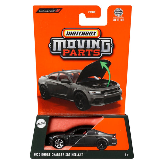 Đồ Chơi Siêu Xe Dodge Charger 2020 MATCHBOX Moving Parts JBW83/FWD28