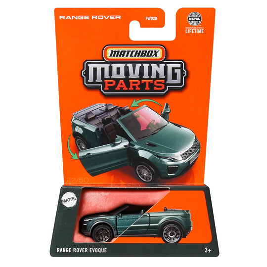 Đồ Chơi Siêu Xe Range Rover Evoque 2016 MATCHBOX Moving Parts JBW87/FWD28