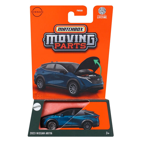 Đồ Chơi Siêu Xe Nissan Ariya MATCHBOX Moving Parts JBW80/FWD28