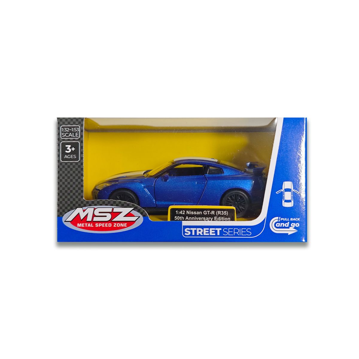 VECTO Nissan GT-R (R35) Toy Car (Blue) VT67337/BL