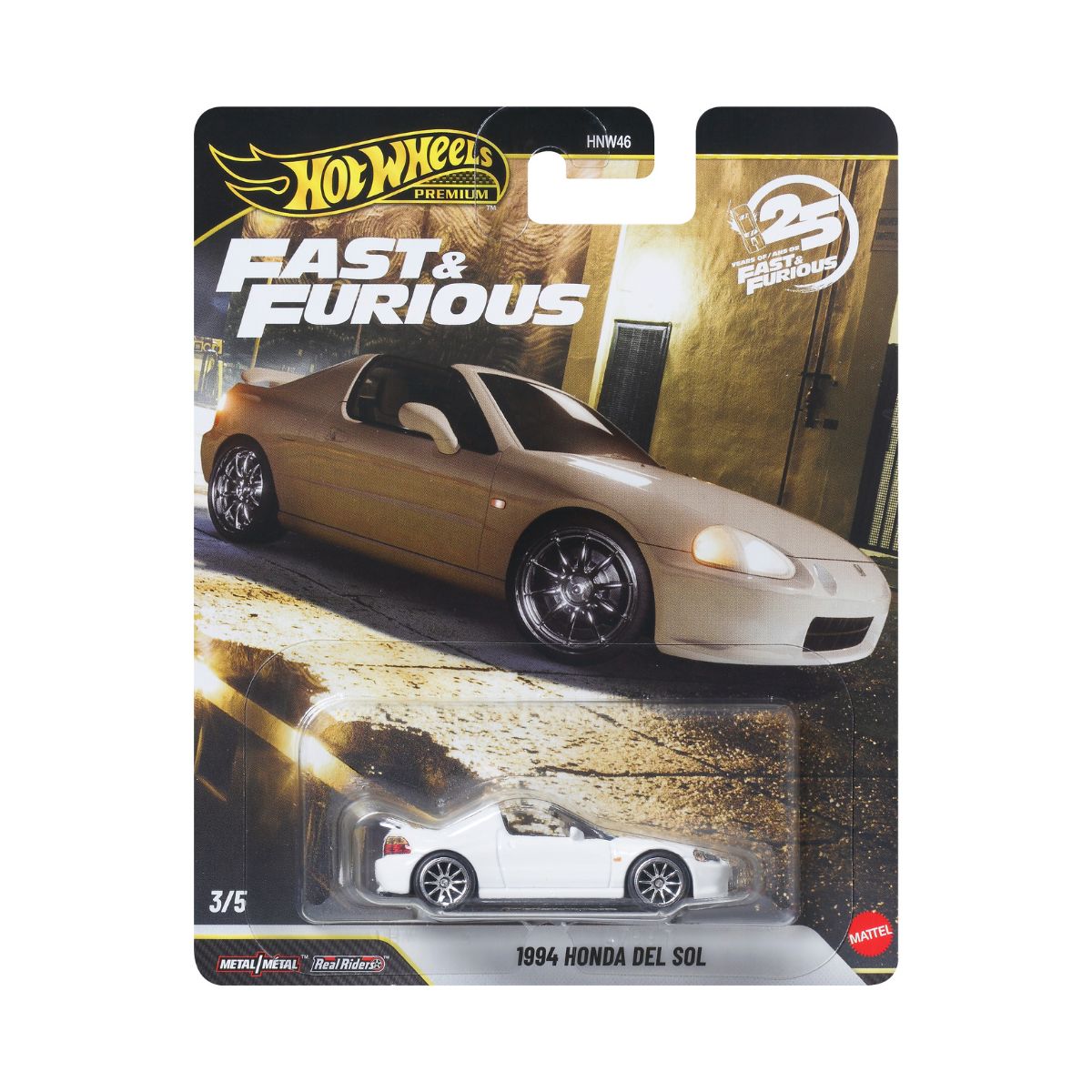 Toy Car Premium Fast & Furious HONDA DEL SOL F1 HOT WHEELS JHW63/HNW46