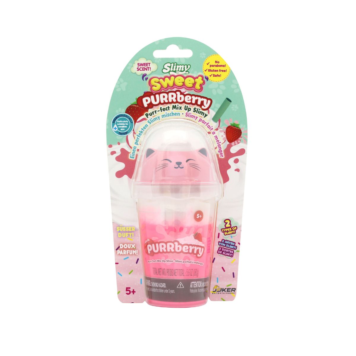 Đồ Chơi Slime Cà Phê Kitty Purrberry Đáng Yêu Màu Hồng SLIMY 33520A