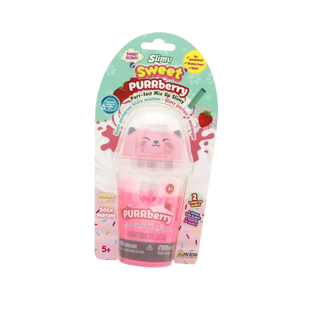 Đồ Chơi Slime Cà Phê Kitty Purrberry Đáng Yêu Màu Hồng SLIMY 33520A