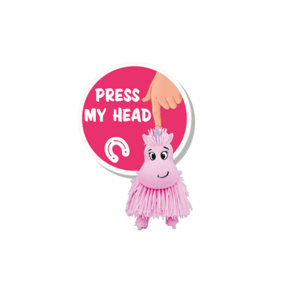 Đồ Chơi Thú Cưng Nhún Nhảy Kỳ Lân Hồng JIGGLY PETS JP002F-PI