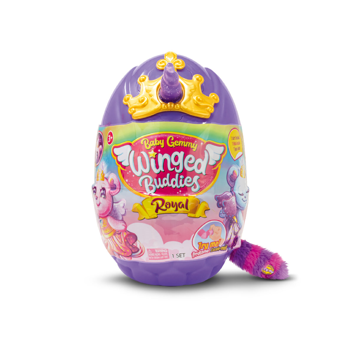 Đồ Chơi Thú Cưng Quả Trứng Baby Gemmy - Gấu Phát Sáng Plush Toy GD038A1