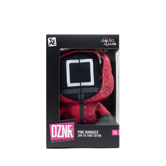 Thú Nhồi Bông Sưu Tầm Squid Game Trò Chơi Con Mực - Pink Manager DZNR DZ10234