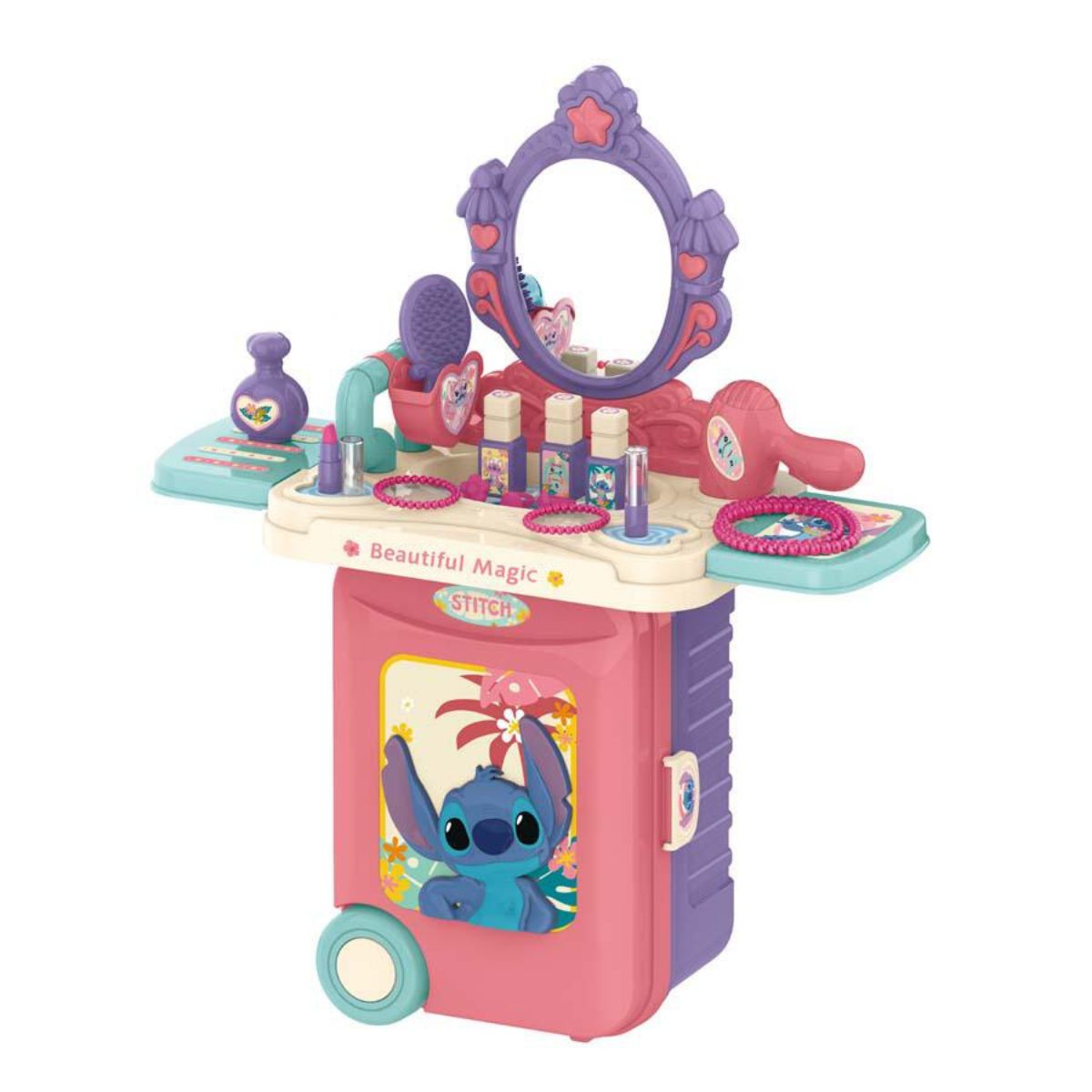 Đồ Chơi Trang Điểm Dáng Vali 3 Trong 1 Stitch SWEET HEART SH10310