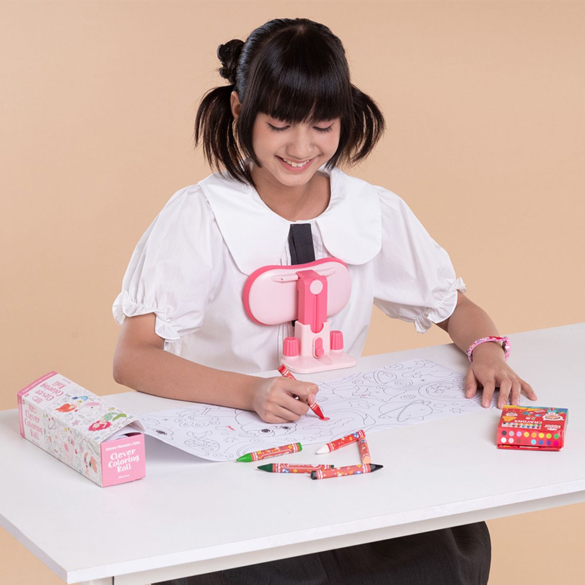 Sách Tô Màu Dạng Cuộn - Happy Capybara CLEVERHIPPO CR05