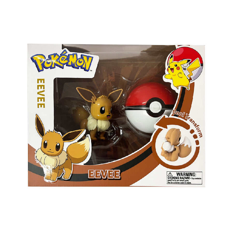 Đồ Chơi Trẻ Em Bóng Pokemon Biến Hình: Eevee POKEMON TOYS ZC8915E