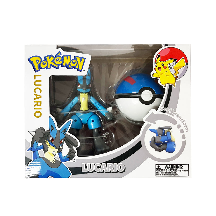 Đồ Chơi Trẻ Em Bóng Pokemon Biến Hình: Lucario POKEMON TOYS ZC8919E