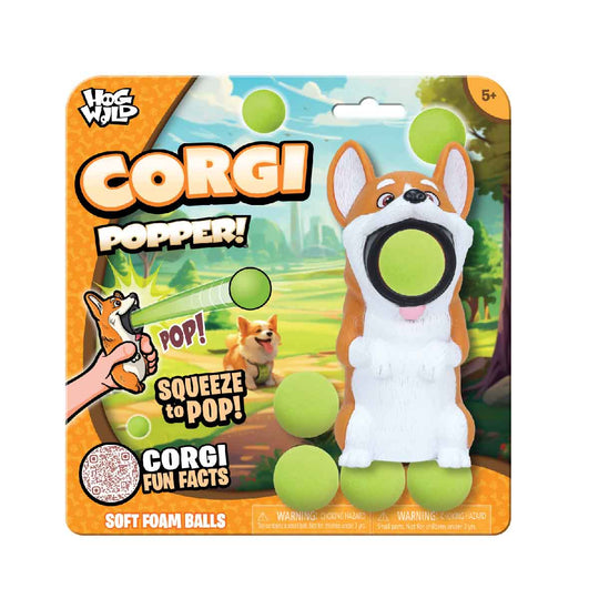 Kids' Toy: Ball-Throwing Plush Animal - Fun, Cute Corgi Other Boy Brands HW54301