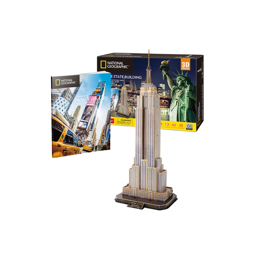 Đồ Chơi Trẻ Em Xếp Hình 3d Nat Geo: Tòa Nhà Empire State Puzzles Ds0977h