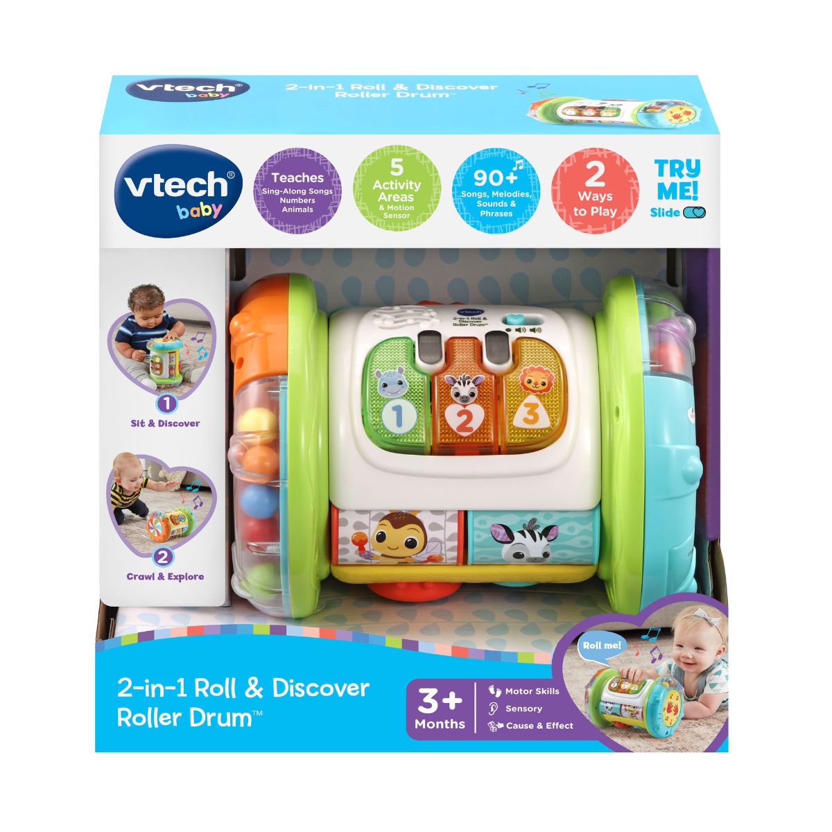 Đồ Chơi Trống Lăn Khám Phá 2 Trong 1 VTECH 80-562600