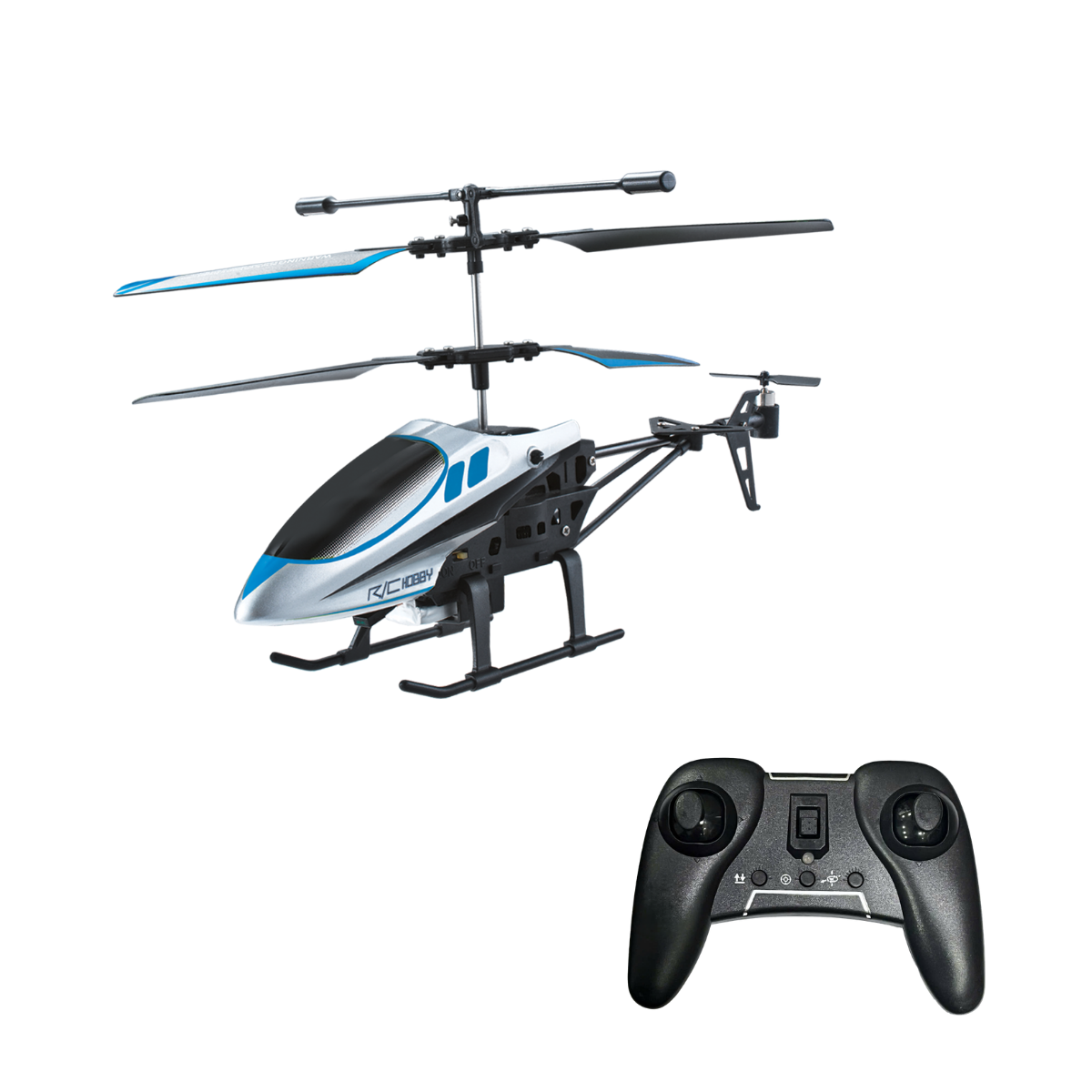 Falcon X Remote Controlled Helicopter Toy (Blue) VECTO VT927-BL