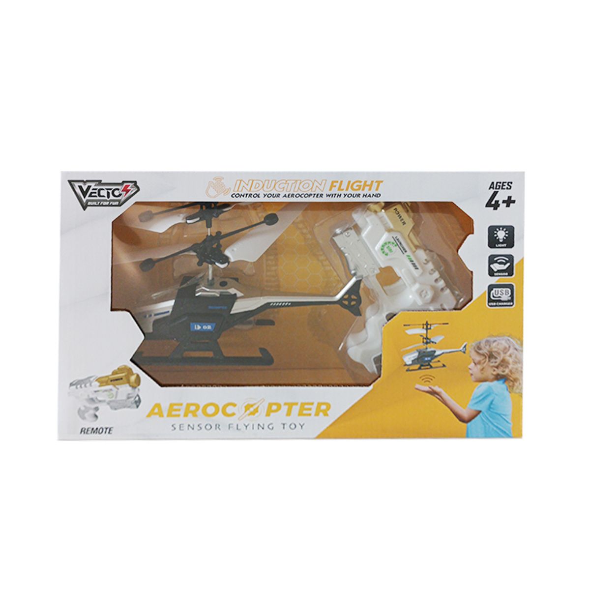 Đồ Chơi Trực Thăng Phi Thiên Cảm Biến (Xanh Dương) VECTO VT2770E