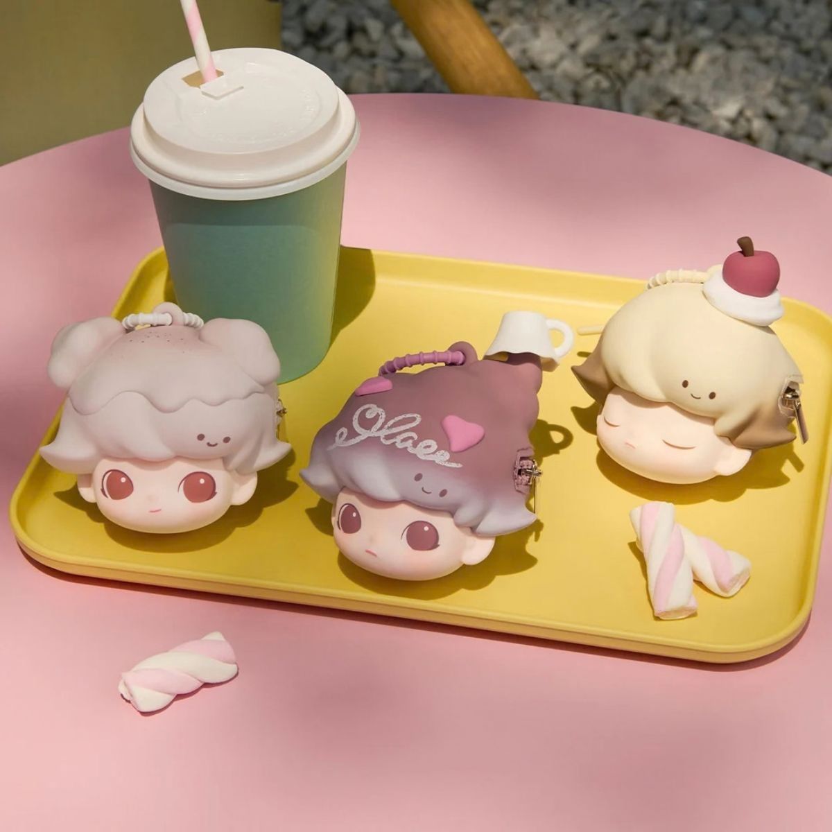 Đồ Chơi Túi Đựng Tai Nghe Dimoo Crush On Coffee Series - Earphone Case POP MART IP DIMOO 6941313020368