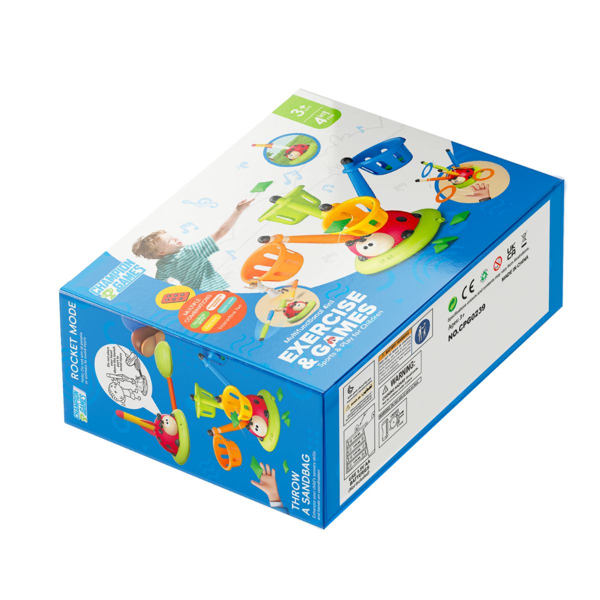 Đồ Chơi Vận Động Đa Năng Bọ Rùa 4 Trong 1 CHAMPION GAMES CPG0239