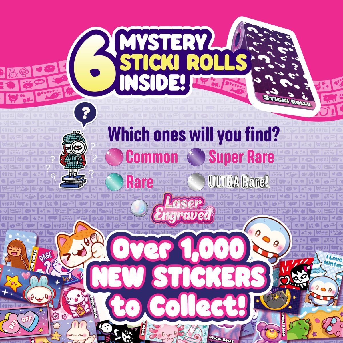 Đồ Chơi Vòng Cổ Sticki Rolls S2 OTHER GIRL BRANDS SR400