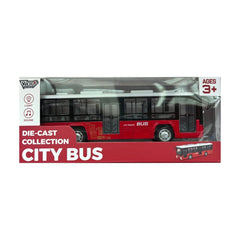 Đồ Chơi Xe Buýt Thành Phố Có Đèn Và Âm Thanh (Đỏ) VECTO VT0771B