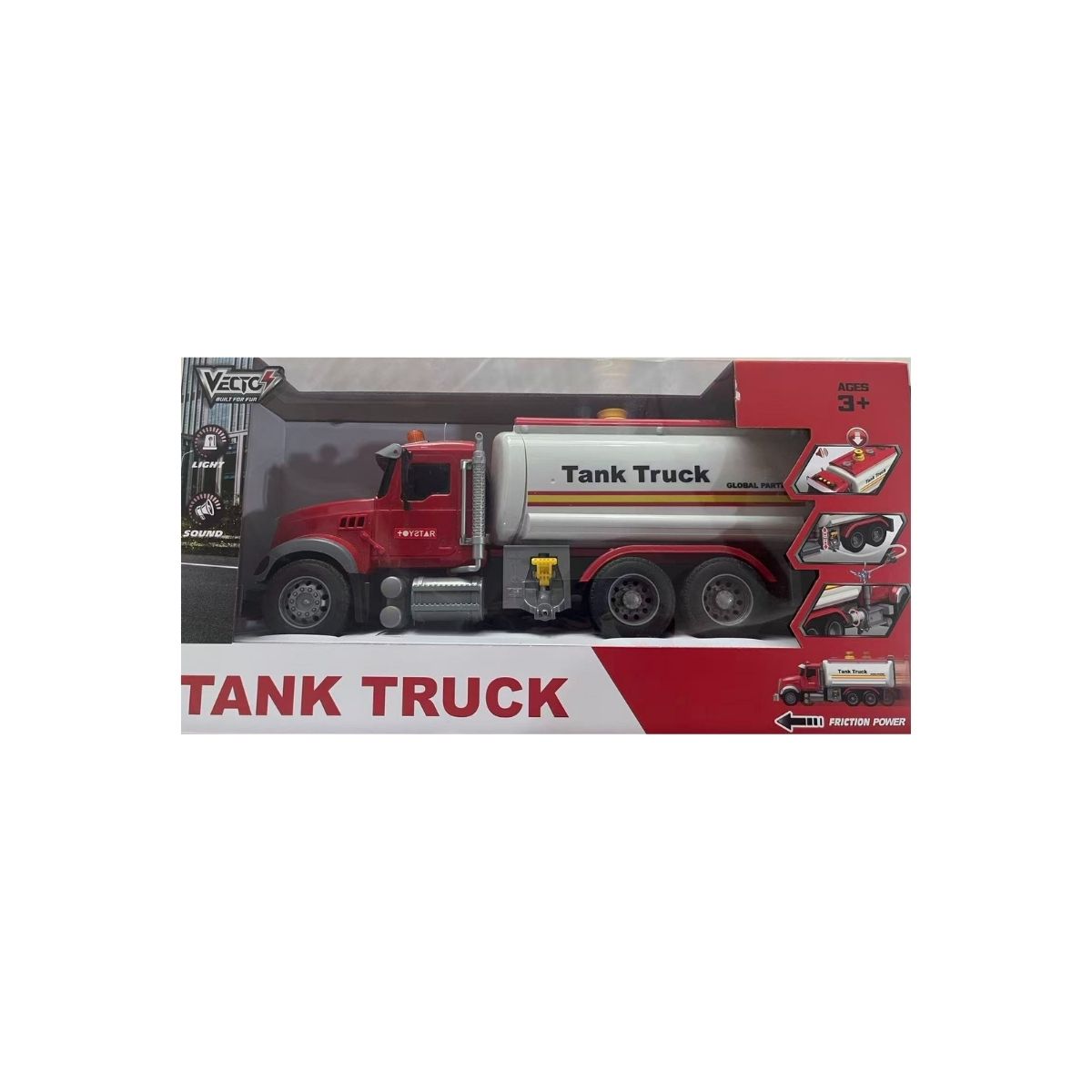 Đồ Chơi Xe Chở Xăng Có Đèn Và Âm Thanh VECTO VT59P-2