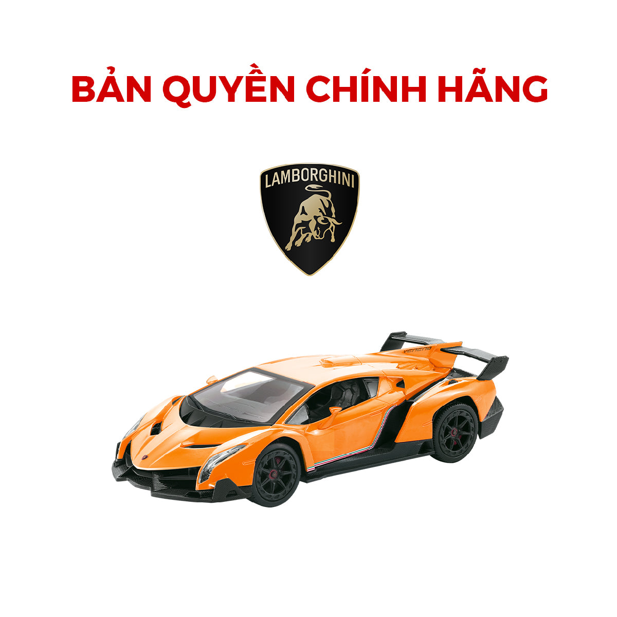 Đồ Chơi Xe Lamborghini Veneno Điều Khiển Từ Xa (Cam) VECTO VT1802S
