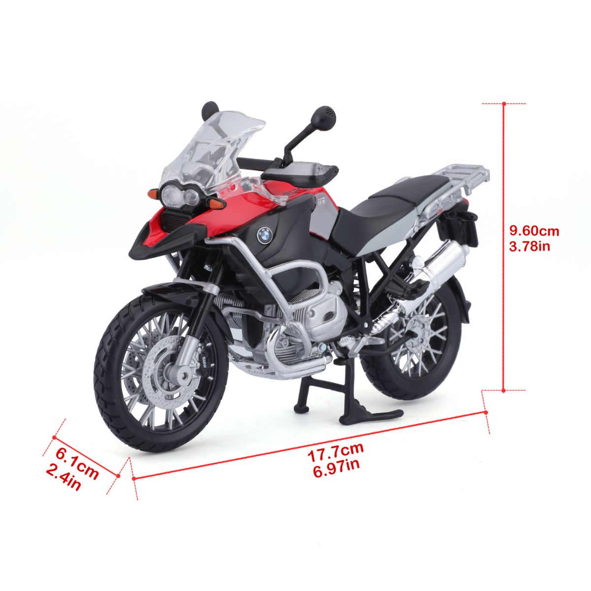 Đồ Chơi Xe Mô Hình Mô Tô 1:12 Dòng BMW R1200 GS MAISTO MT31101