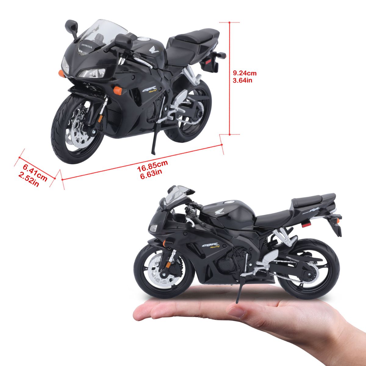 Đồ Chơi Mô Hình Xe Mô Tô 1:12 Dòng Honda CBR1000RR MAISTO 06182/MT31101