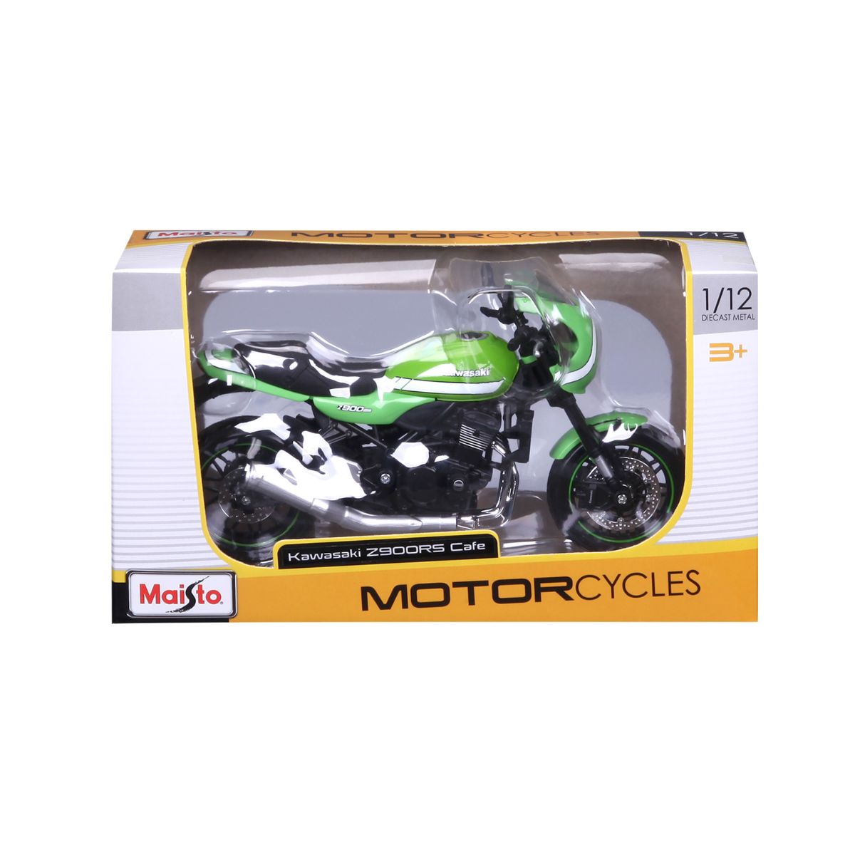 Đồ Chơi Xe Mô Hình Mô Tô Tỉ Lệ 1:12 Dòng Kawasaki Z900RS Café Xanh Lá MAISTO MT31101