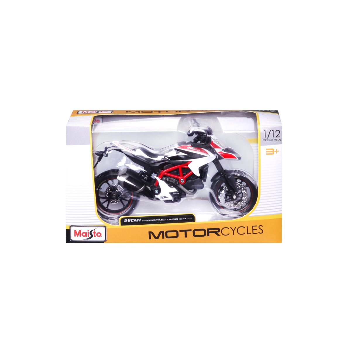 Đồ Chơi Xe Mô Hình Mô Tô Tỉ Lệ 1:12 Ducati Hypermotard Sp Maisto Mt31101