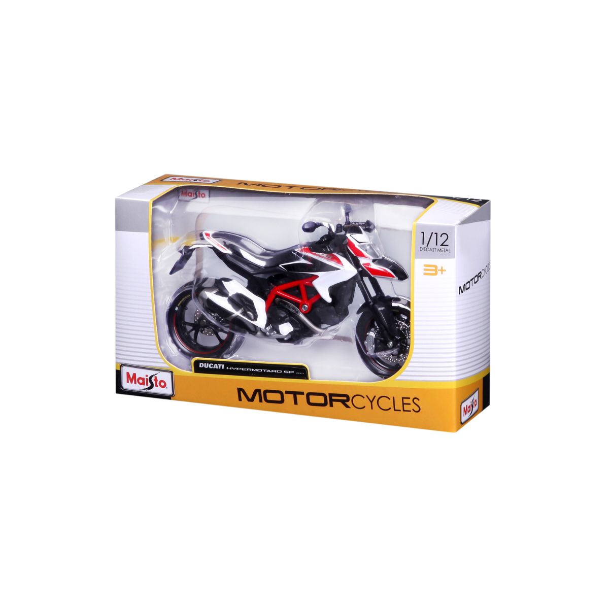 Đồ Chơi Xe Mô Hình Mô Tô Tỉ Lệ 1:12 Ducati Hypermotard SP MAISTO MT31101