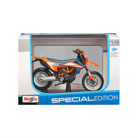Đồ Chơi Xe Mô Hình Mô Tô Tỉ Lệ 1:18 2023 KTM 690 SMC R MAISTO MT39300