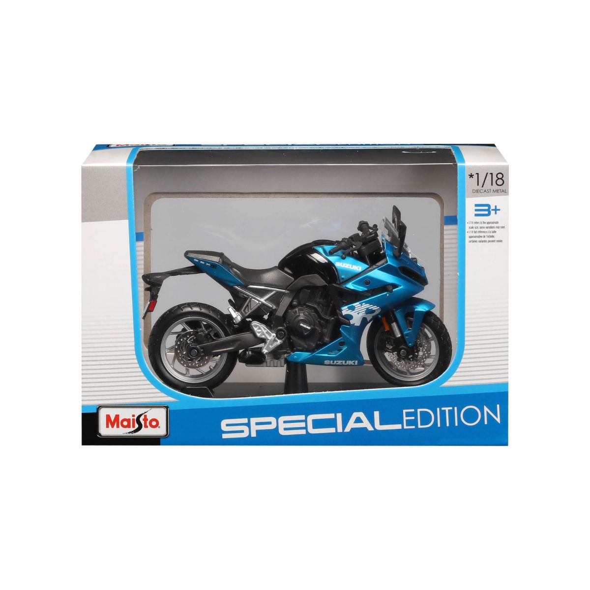 Đồ Chơi Xe Mô Hình Mô Tô Tỉ Lệ 1:18 2024 Suzuki GSX-8R MAISTO MT39300