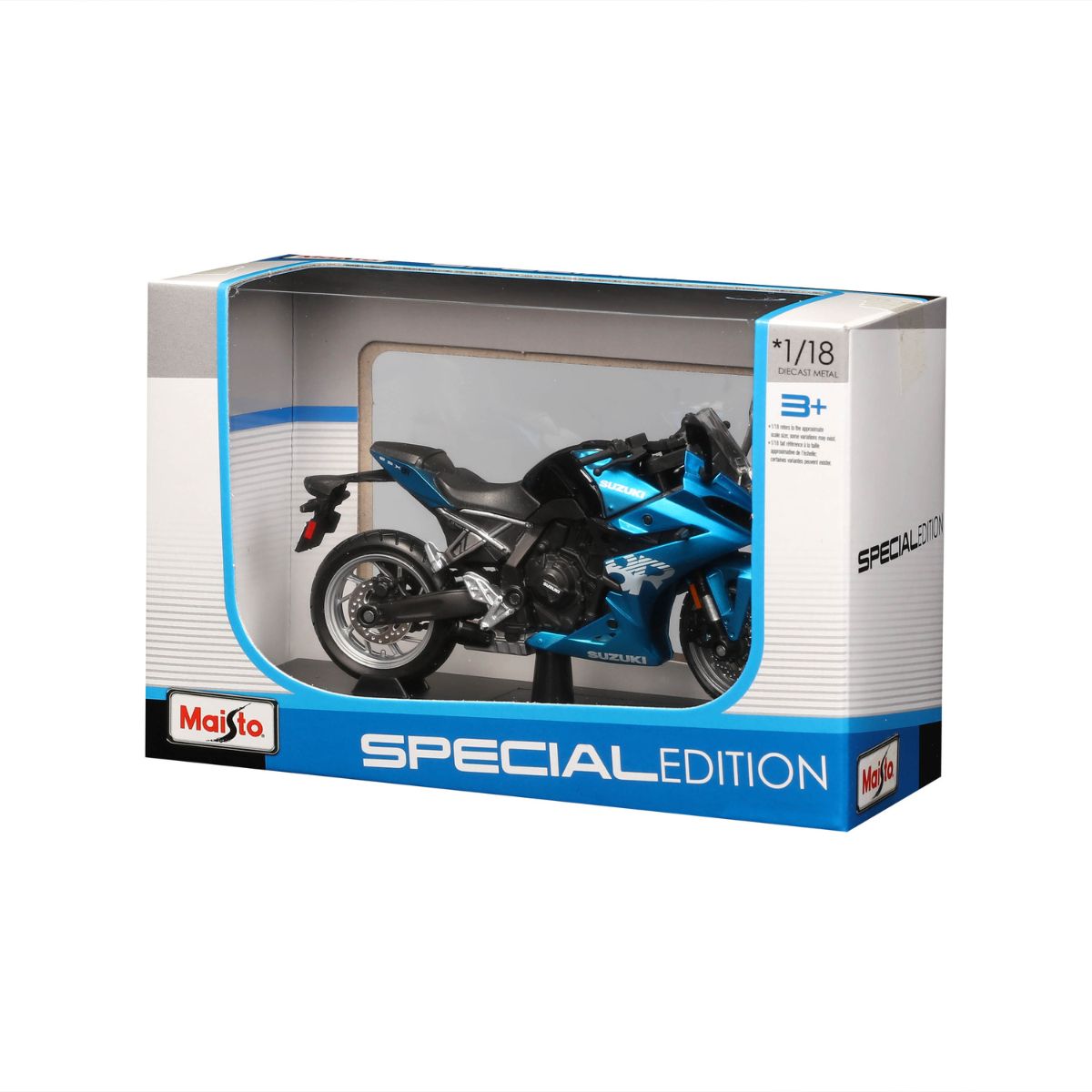 1:18 Scale 2024 Suzuki GSX-8R Motorcycle Model – MAISTO 24906/MT39300