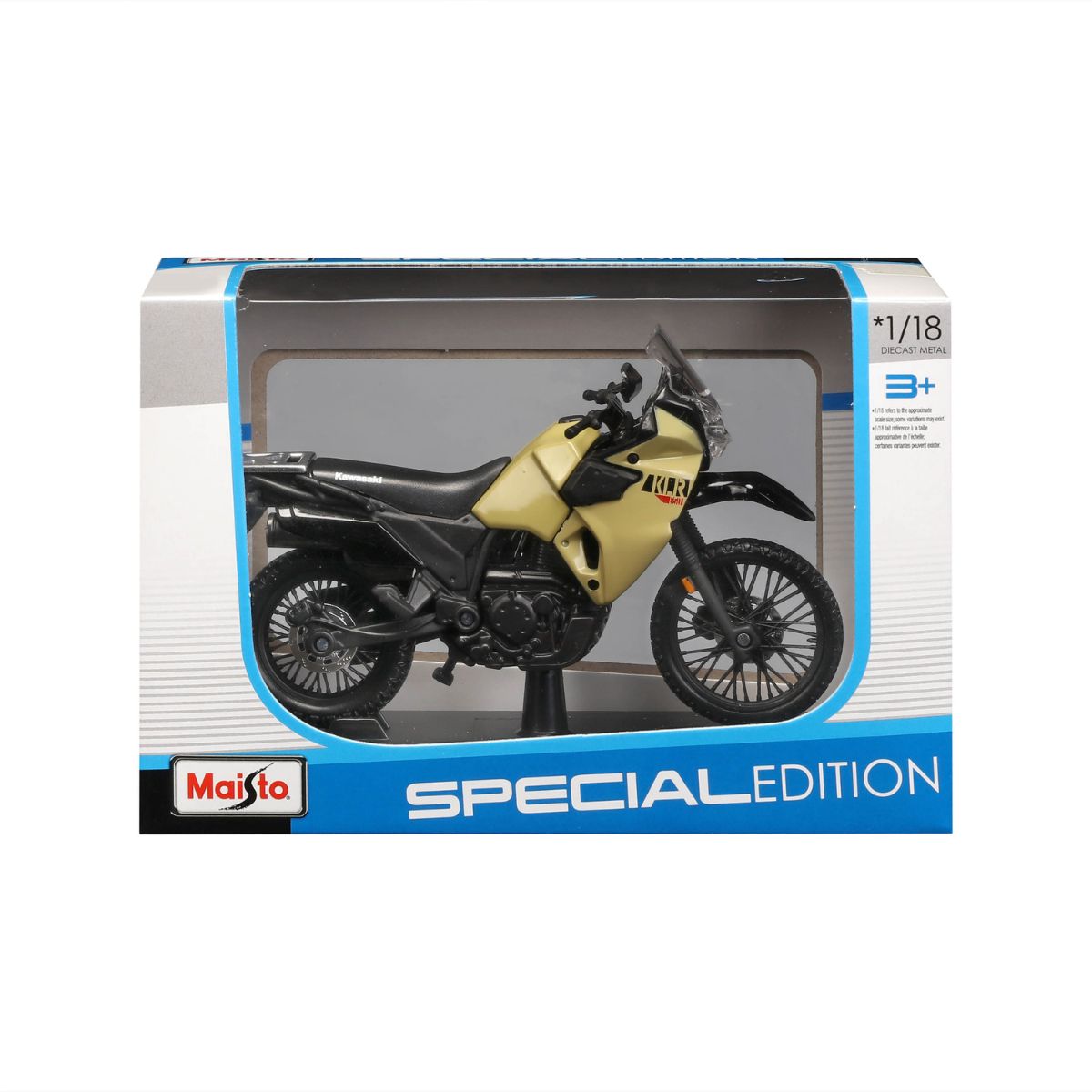 Đồ Chơi Xe Mô Hình Mô Tô Tỉ Lệ 1:18 Kawasaki KLR 650 MAISTO MT39300