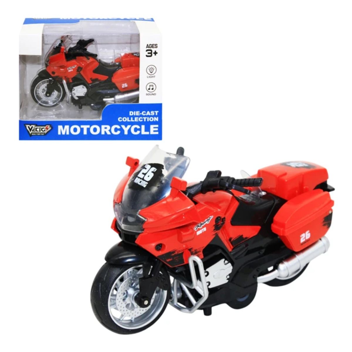 Đồ Chơi Xe Motor Đua Có Đèn Và Âm Thanh Vecto Vt0781b