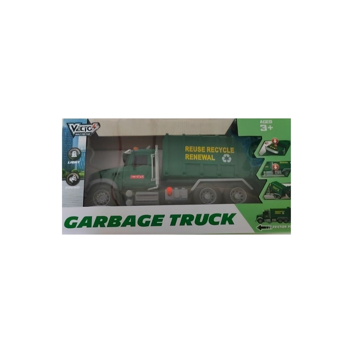 Đồ Chơi Xe Rác Có Đèn Và Âm Thanh VECTO VT53P-2