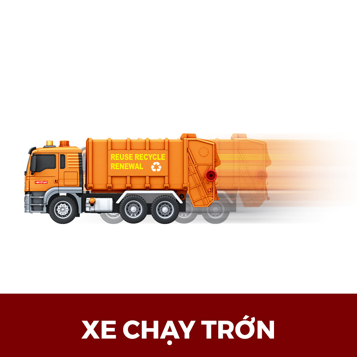 Đồ Chơi Xe Rác Mô Hình Có Đèn Và Âm Thanh VECTO VT53T