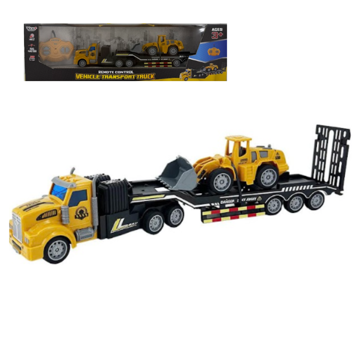 Đồ Chơi Xe Tải Vận Chuyển Xe Công Trình Điều Khiển Từ Xa VECTO VT200-11