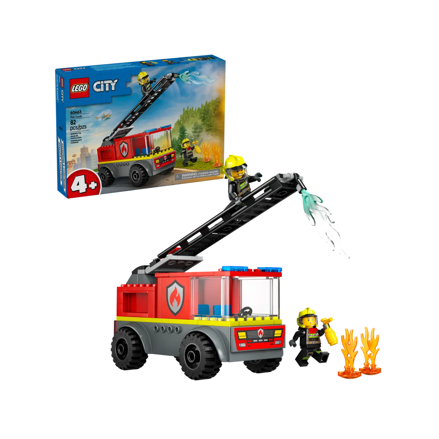Đồ Chơi Xe Thang Cứu Hỏa LEGO CITY 60463