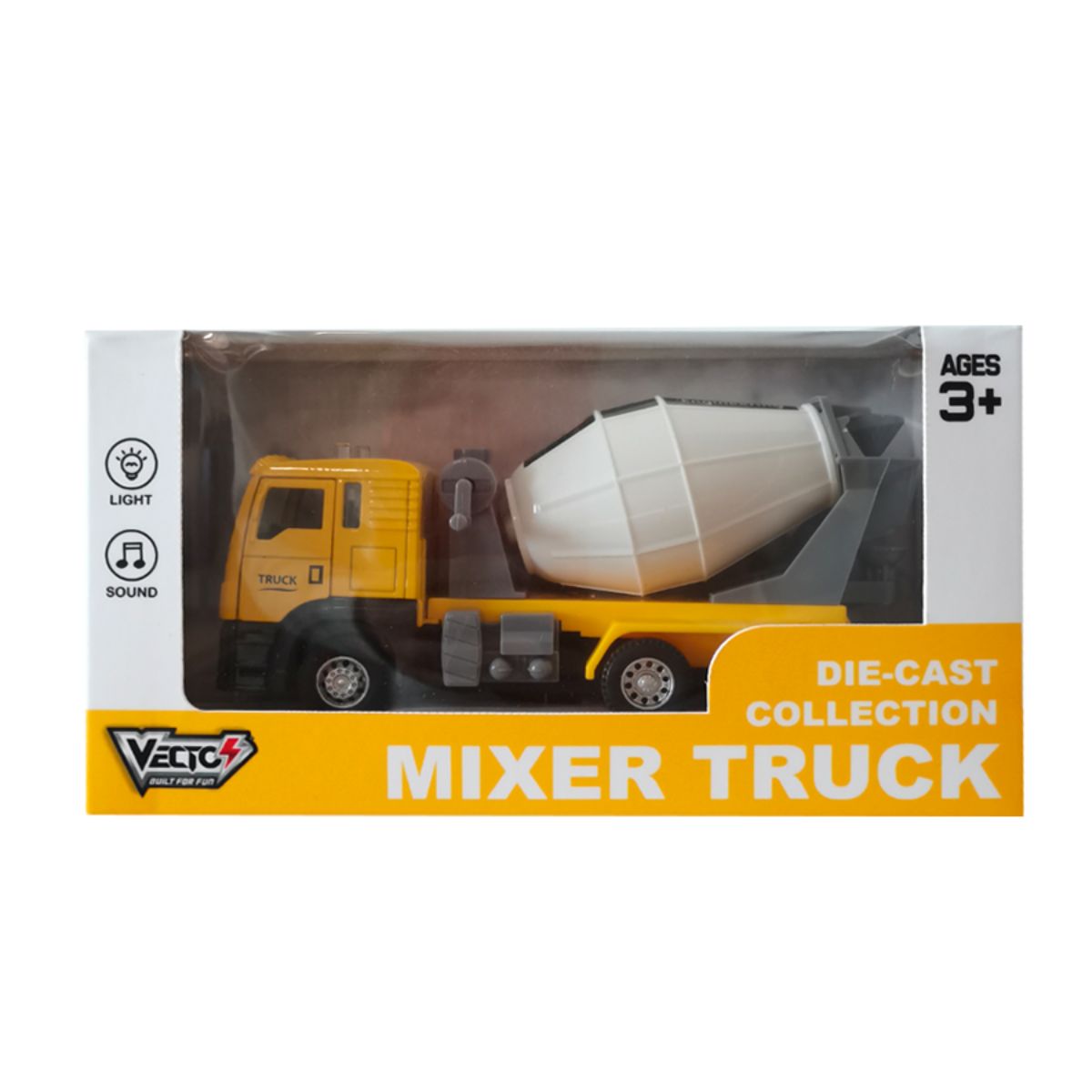 Đồ Chơi Xe Trộn Xi Măng Mô Hình Có Đèn Và Âm Thanh VECTO VT21K