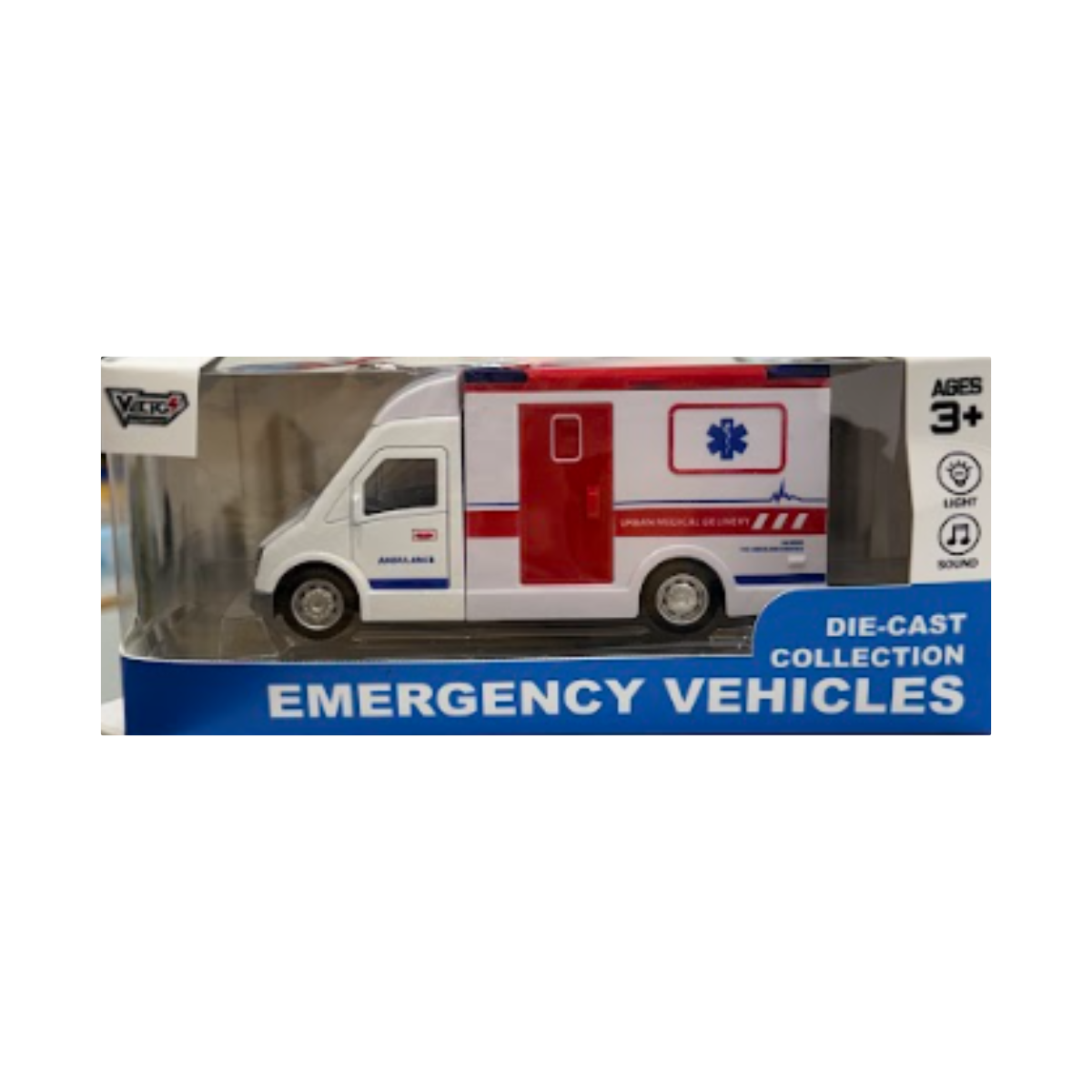 Đồ Chơi Xe Van Cấp Cứu Có Đèn Và Âm Thanh VECTO VT63K